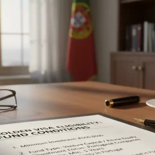 What are the conditions for a fund to be eligible for Golden Visa purposes?